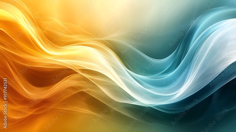 Golden-Teal Abstract Background with Soft Edges and Blurred Details, Elegantly Flowing Curves and Harmonious Color Gradient, Capturing a Modern, Minimalist Aesthetic Golden-Teal Abstract Background with Soft Edges and Blurred Details, Elegantly Flowing Curves and Harmonious Color Gradient, Capturing a Modern, Minimalist Aesthetic