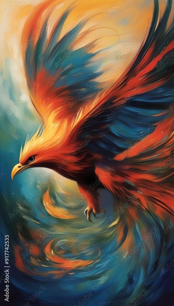 Fototapeta premium Firebird Soaring 