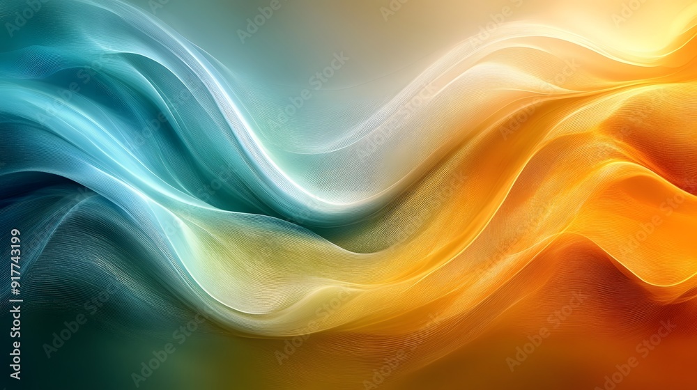 Golden-Teal Abstract Background with Soft Edges and Blurred Details, Elegantly Flowing Curves and Harmonious Color Gradient, Capturing a Modern, Minimalist Aesthetic Golden-Teal Abstract Background with Soft Edges and Blurred Details, Elegantly Flowing Curves and Harmonious Color Gradient, Capturing a Modern, Minimalist Aesthetic
