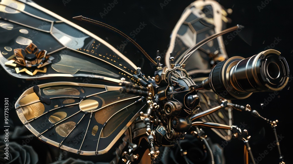 Fototapeta premium Steampunk Butterfly