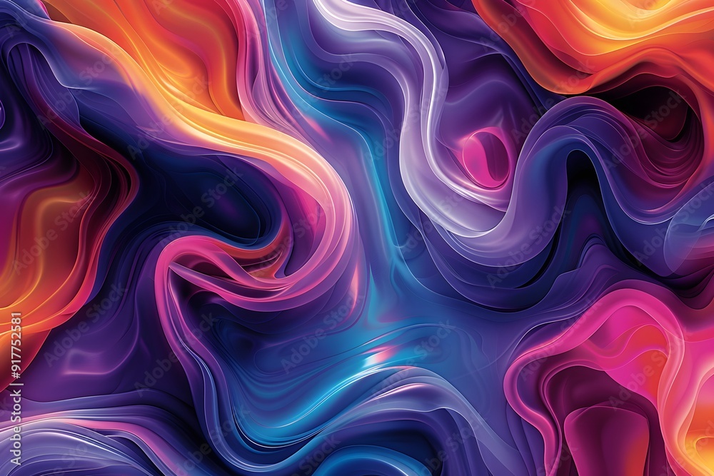 Dive into the Electric Dreams. Psychedelic abstract swirl pattern featuring vibrant, intense colors Dive into the Electric Dreams. Psychedelic abstract swirl pattern featuring vibrant, intense colors