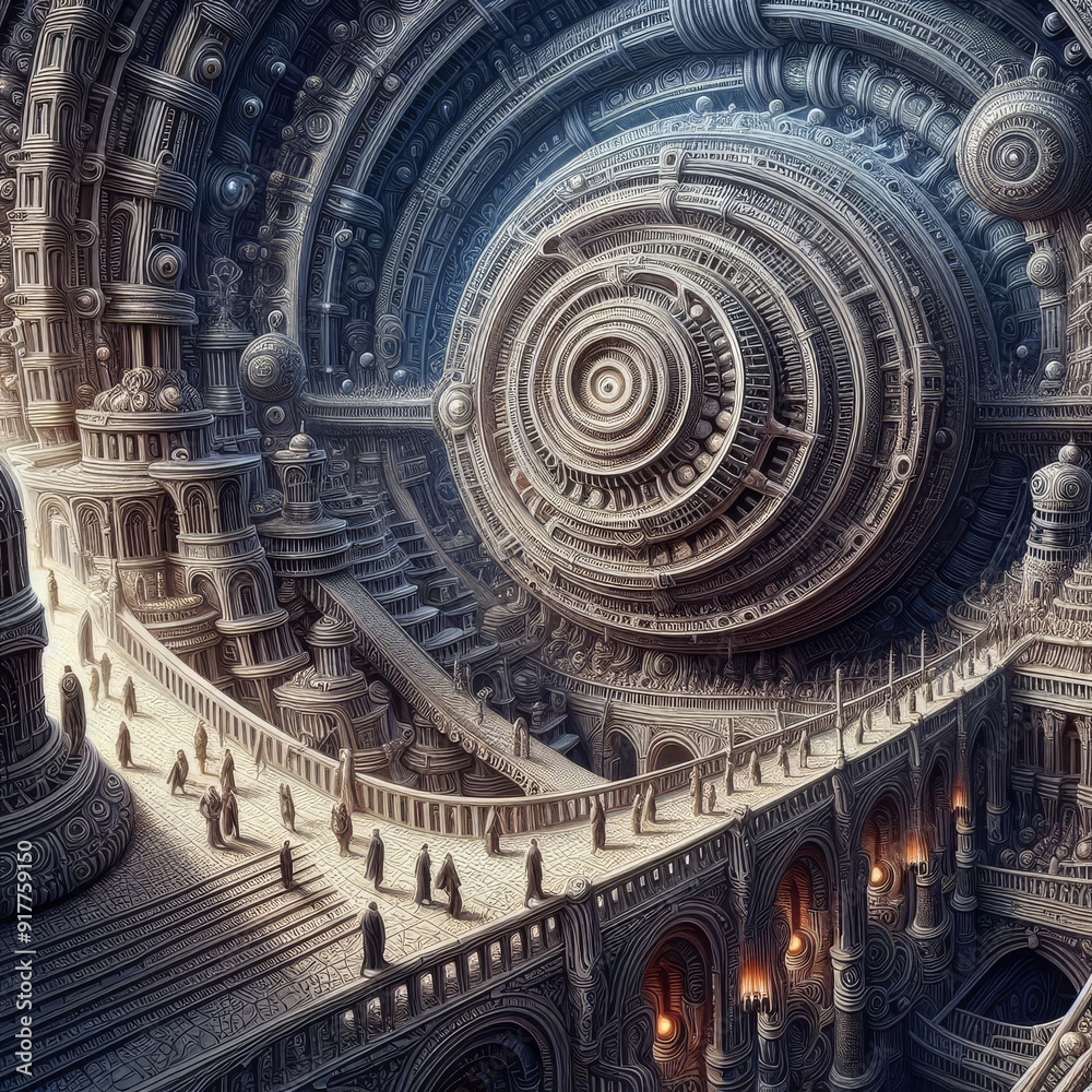 Obraz premium very strange photorealistic detailed illustration with deep meaning 