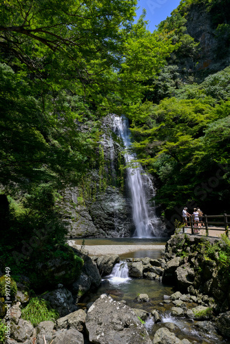 Waterfall of Mino in Osaka, Japan