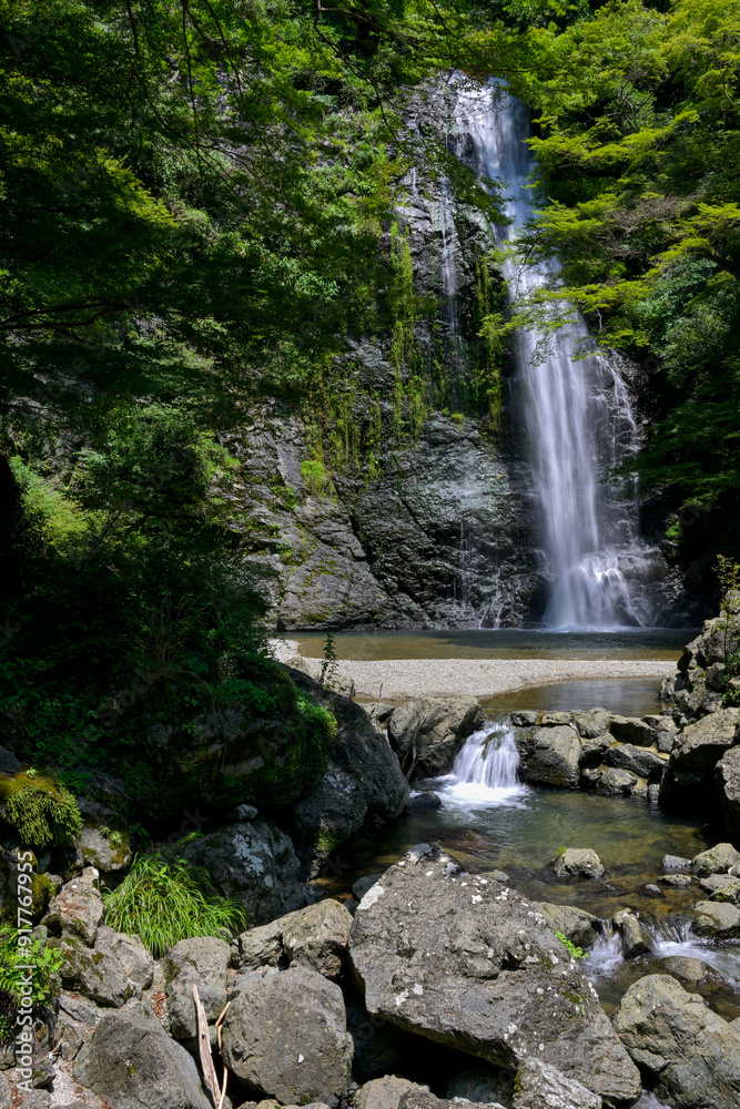 Obraz premium Waterfall of Mino in Osaka, Japan