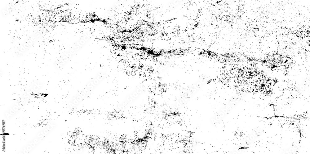 Dust overlay distress grain, simply place illustration over any object to create grungy effect vector. Rough black and white texture vector. 