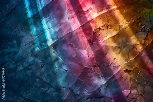 Wallpaper Mural Vibrant Light Show. Abstract colorful light beams background concept Torontodigital.ca