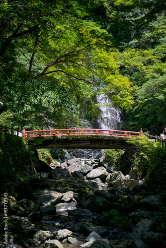 Waterfall of Mino in Osaka, Japan