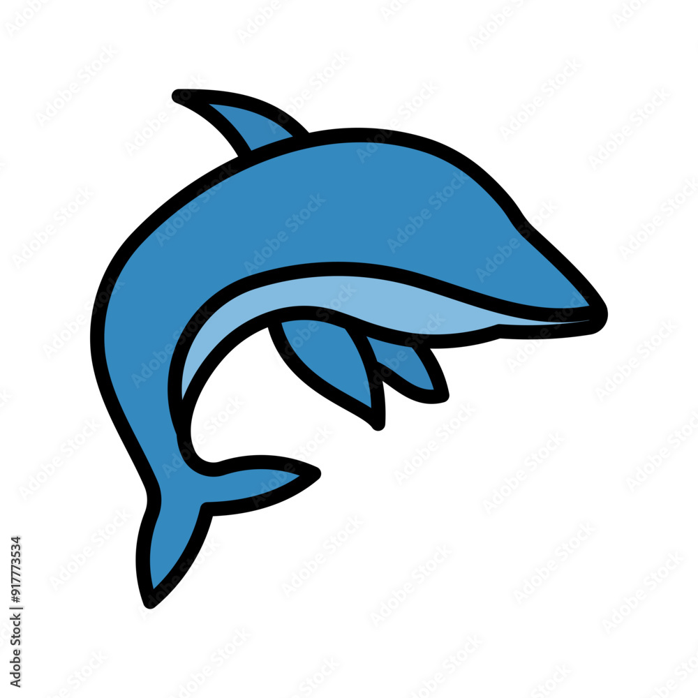 Obraz premium Dolphine Filled