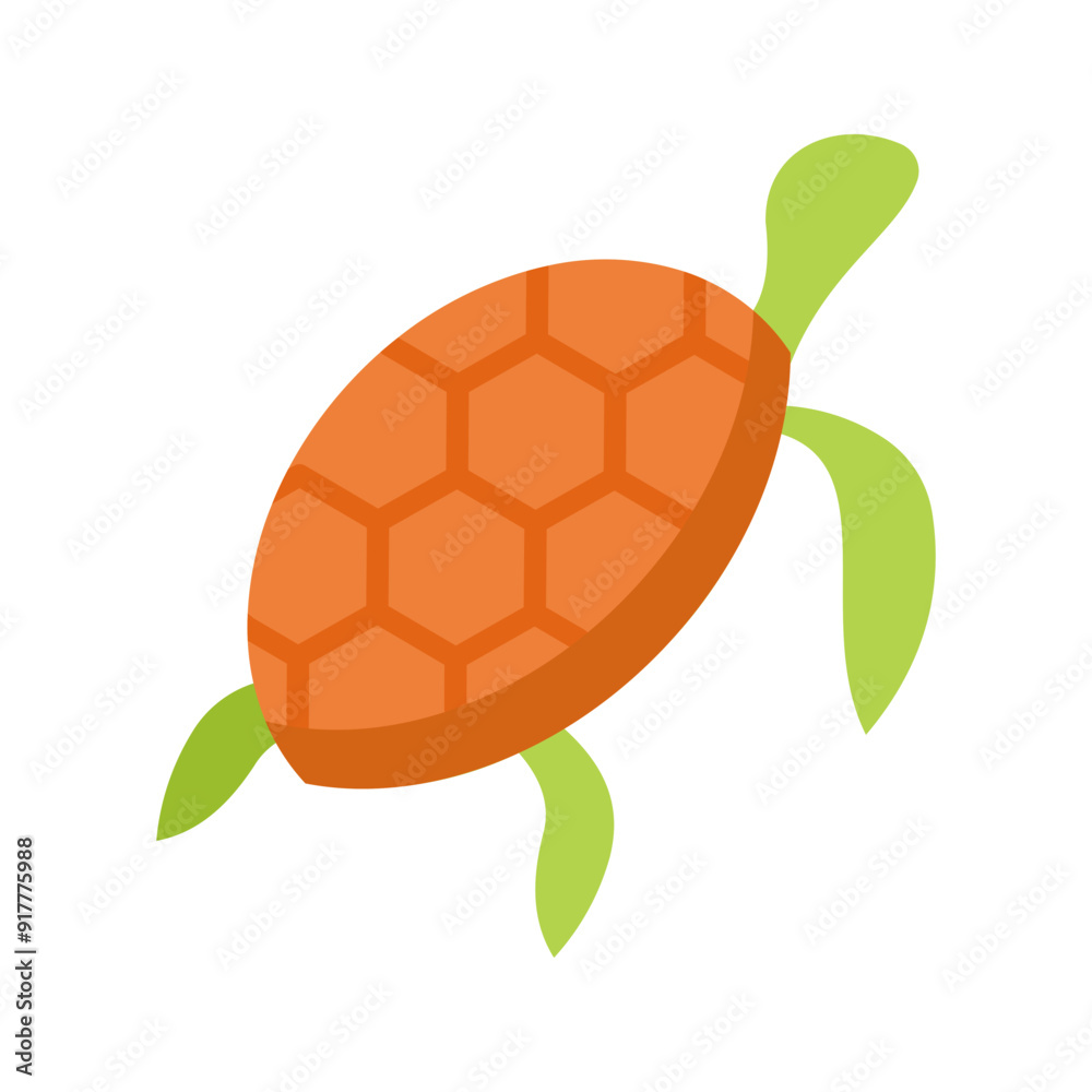 Obraz premium Turtle Flat