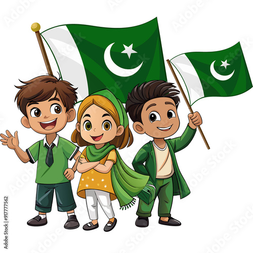 Pakistan independence day 14th August photo