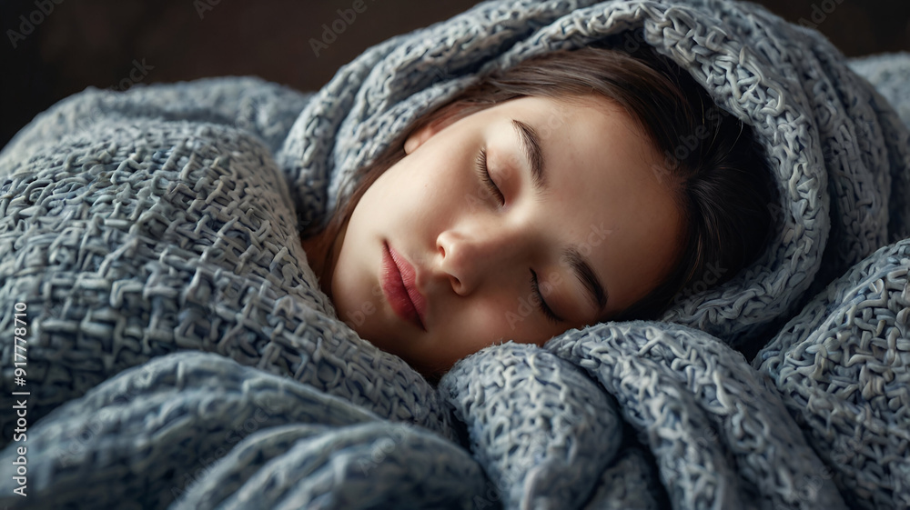 World Sleep Day Abstract AI Illustration of Sleeping Under a Blanket on an International Holiday World Sleep Day Abstract AI Illustration of Sleeping Under a Blanket on an International Holiday