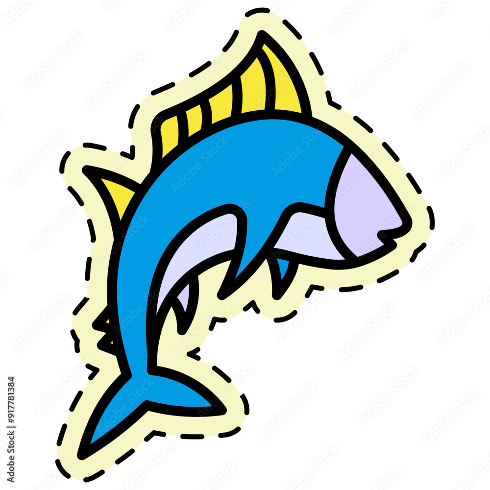 Naklejka premium Tuna Sticker