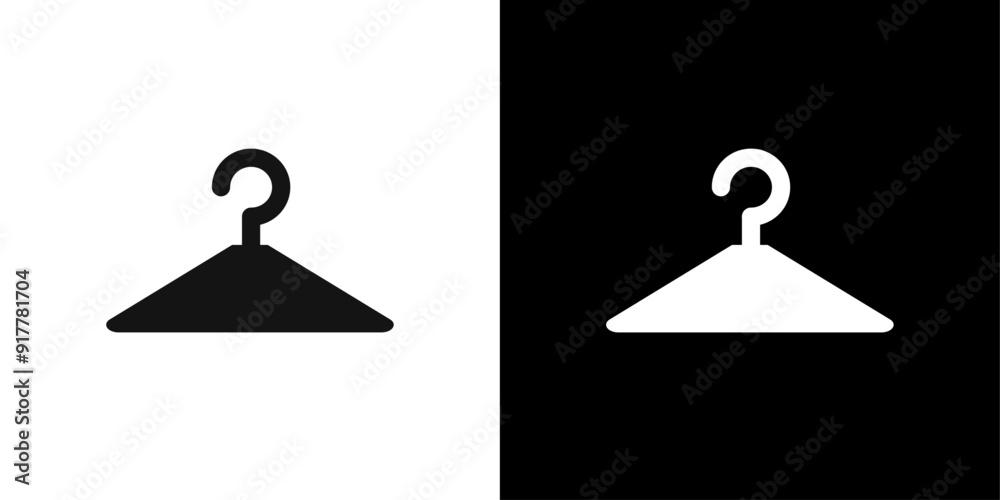hanger icon Symbol mark in filled style hanger icon Symbol mark in filled style