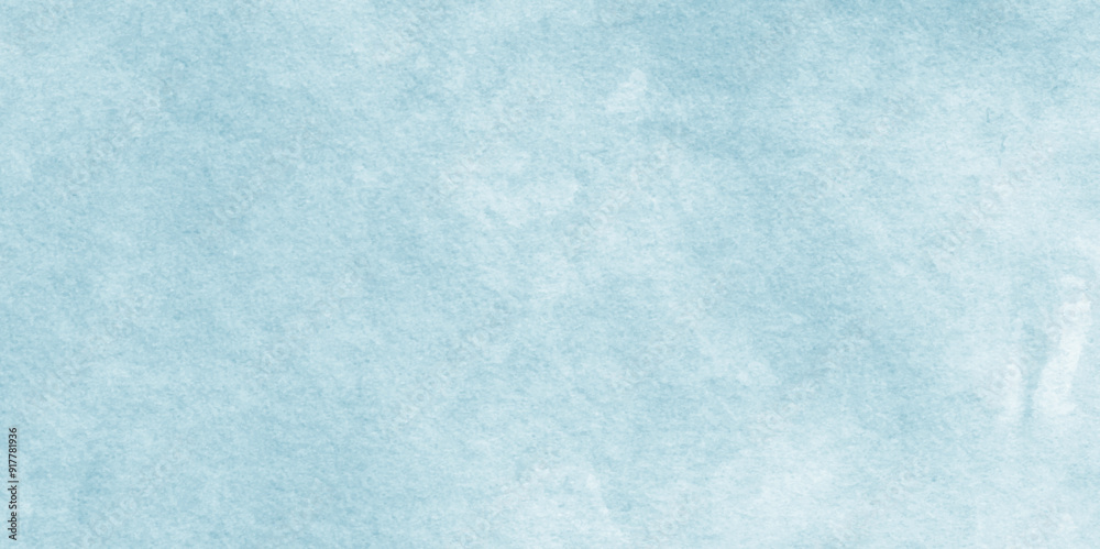 Fototapeta premium Empty abstract blue grunge concrete watercolor dirty old wall surface rough wallpaper. watercolor stone pattern interior light concept texture background.