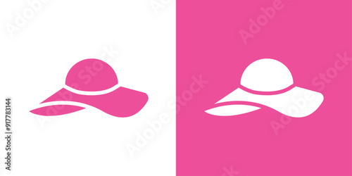 Pamela Hat icon Symbol mark in filled style