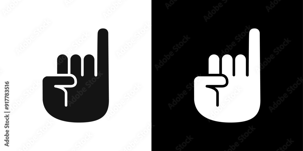 Promise finger gesture icon Symbol mark in filled style Promise finger gesture icon Symbol mark in filled style
