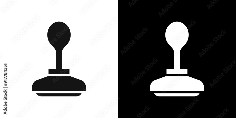 stamp icon Symbol mark in filled style stamp icon Symbol mark in filled style