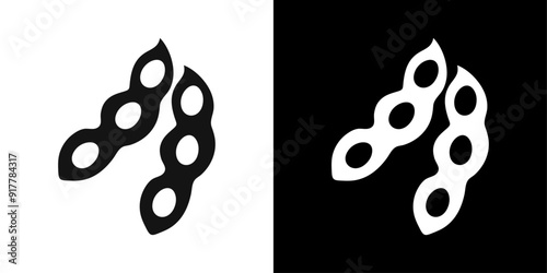 soybeans icon Symbol mark in filled style