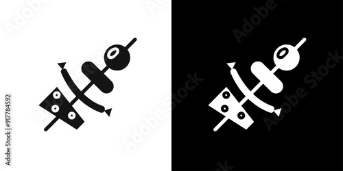 tapas icon Symbol mark in filled style