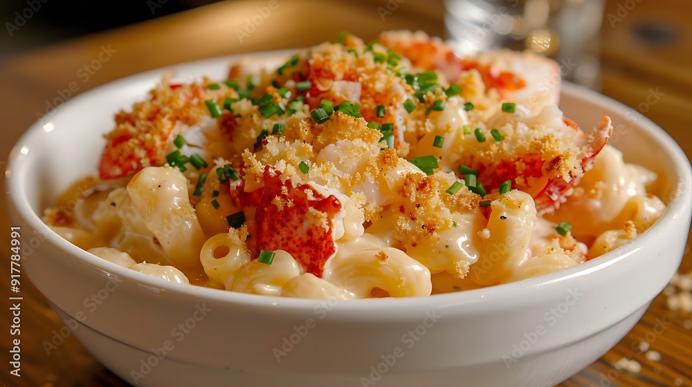 Gourmet Lobster Mac and Cheese with Tender Lobster Chunks and Creamy Sauce Perfect for a Special Occasion or Indulgent Meal Gourmet Lobster Mac and Cheese with Tender Lobster Chunks and Creamy Sauce Perfect for a Special Occasion or Indulgent Meal