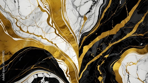 marble abstract red white gold black blue