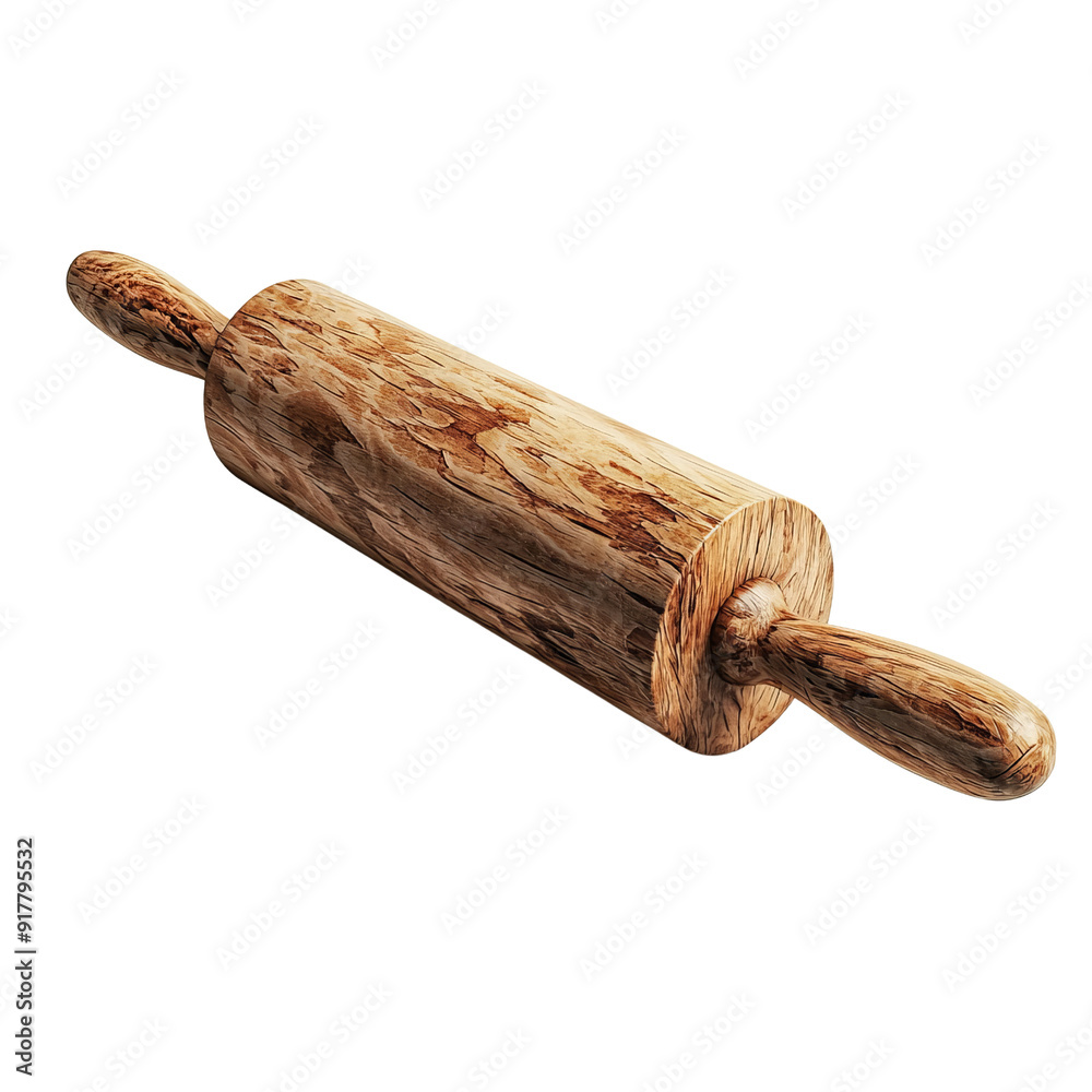 A rustic wooden rolling pin ideal for baking. Perfect for dough preparation and adding a vintage touch to your kitchen. A rustic wooden rolling pin ideal for baking. Perfect for dough preparation and adding a vintage touch to your kitchen.