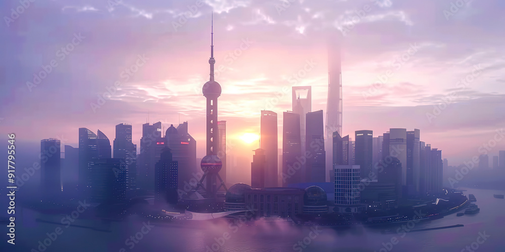 A big city in an oasis A big city in an oasis