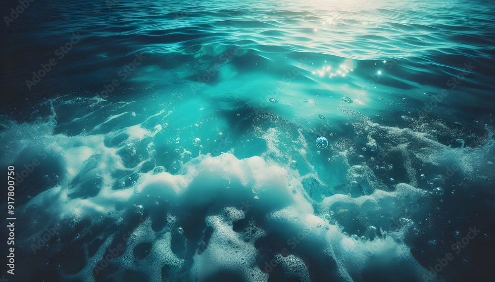 Aqua blue sea water background Aqua blue sea water background