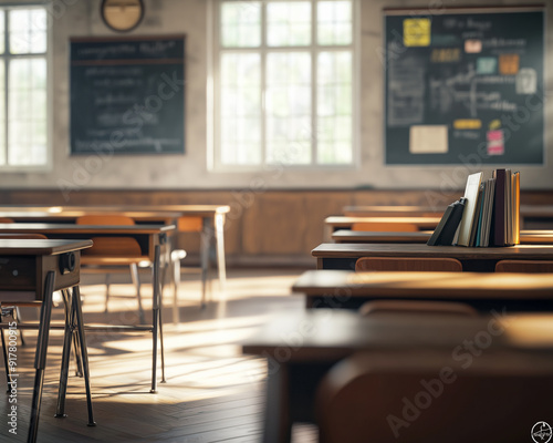 Back to school background. Home study  studentship. Education and knowledge. Homeschooling.