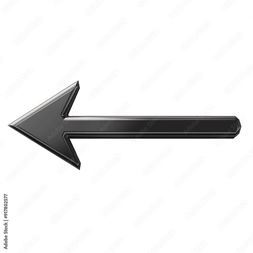 Black Arrow Pointing Left Isolated on Transparent or White Background, PNG Black Arrow Pointing Left Isolated on Transparent or White Background, PNG