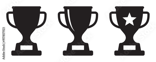 Trophy icon. Trophy cup, winner cup, victory cup icon. Reward symbol sign for web and mobile.