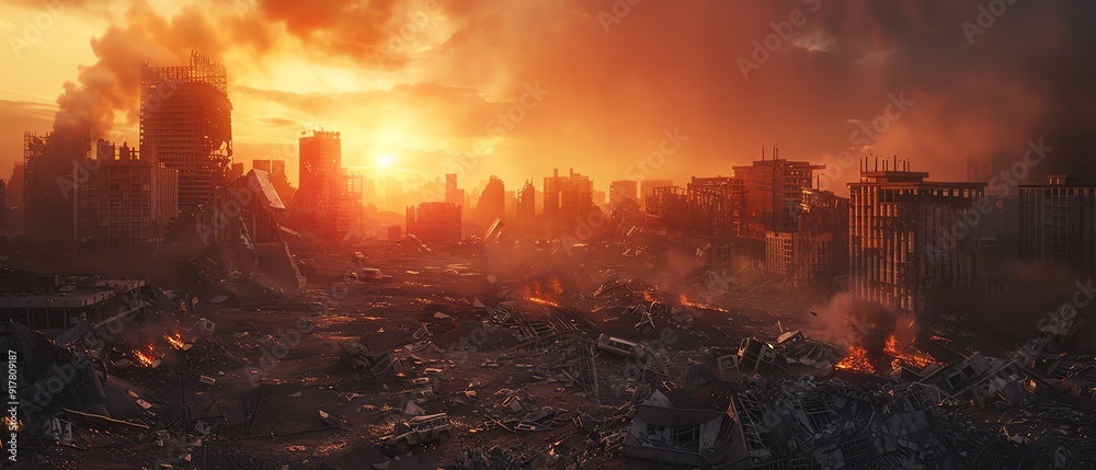 Cyber war aftermath, destroyed city, digital remnants, high resolution, 8K quality, realistic photography Cyber war aftermath, destroyed city, digital remnants, high resolution, 8K quality, realistic photography
