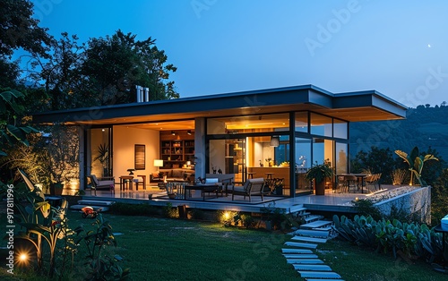 Wallpaper Mural Edit image from daytime to nighttime Torontodigital.ca