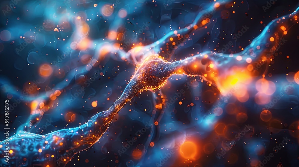 background with particles Quantum entangled communication device instant global background with particles Quantum entangled communication device instant global