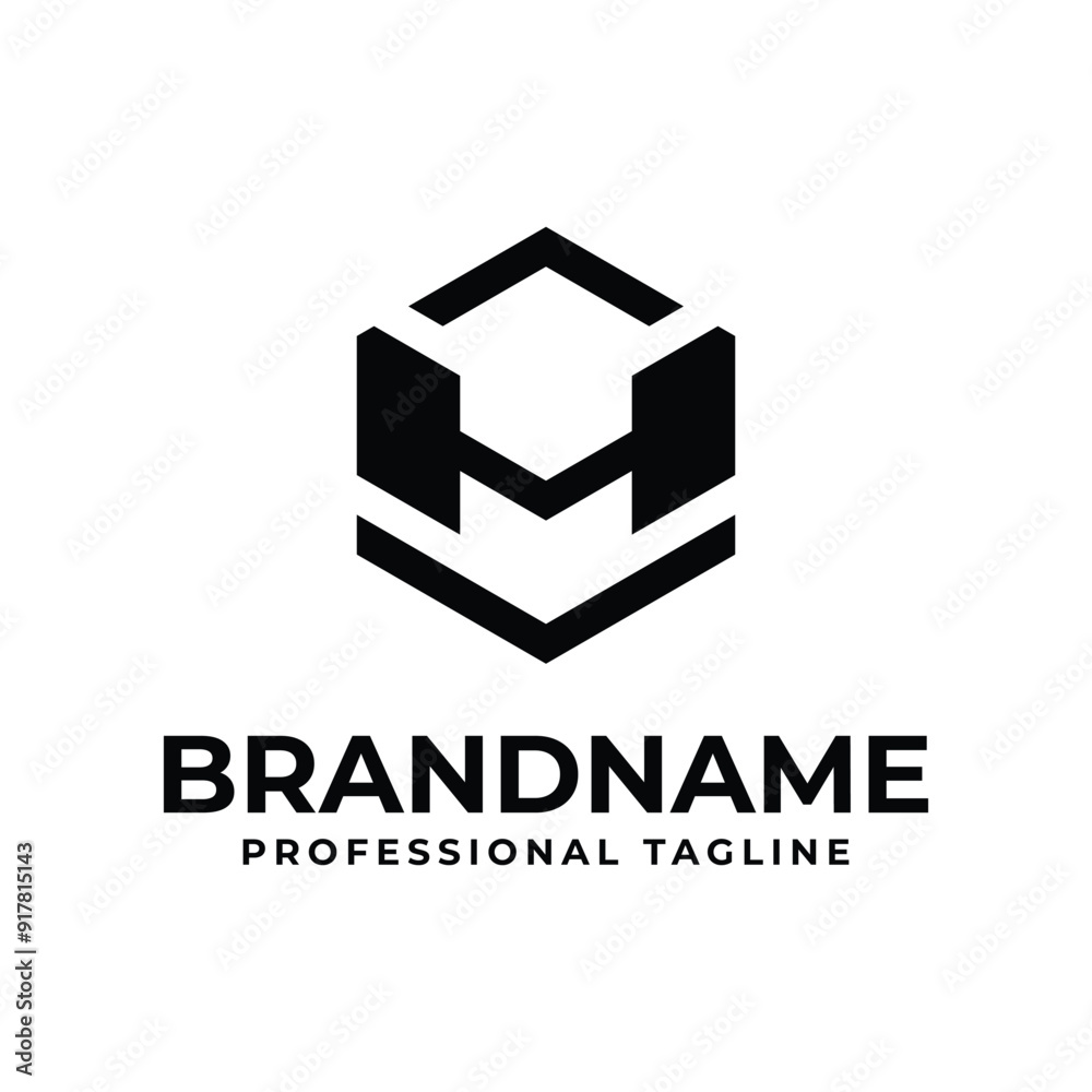 Letter H Hexagonal Logo, suitable for any business with H initials Letter H Hexagonal Logo, suitable for any business with H initials