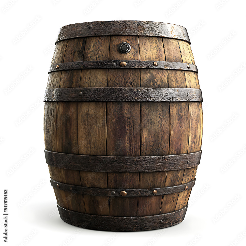 Obraz premium Wine barrels, a valuable tool for aging beverages