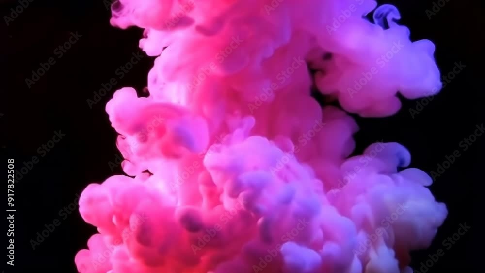 captivating swirls of vibrant pink smoke dancing on black background captivating swirls of vibrant pink smoke dancing on black background