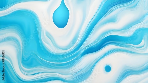 sky blue ink liquid background 