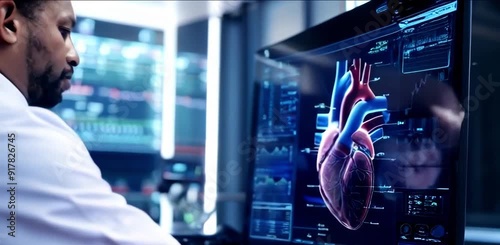 monitoring the heart rate of a patient's heart