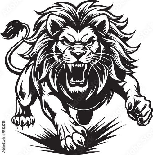  agry lion