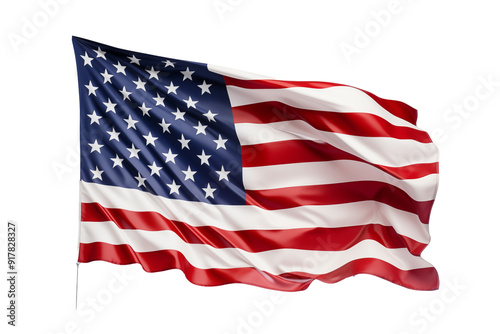 united states flag on transparent background. united state flag isolated on transparent background png cutouts. Image for graphic designer. Image for flyers. Image for communication. Patriotic united.