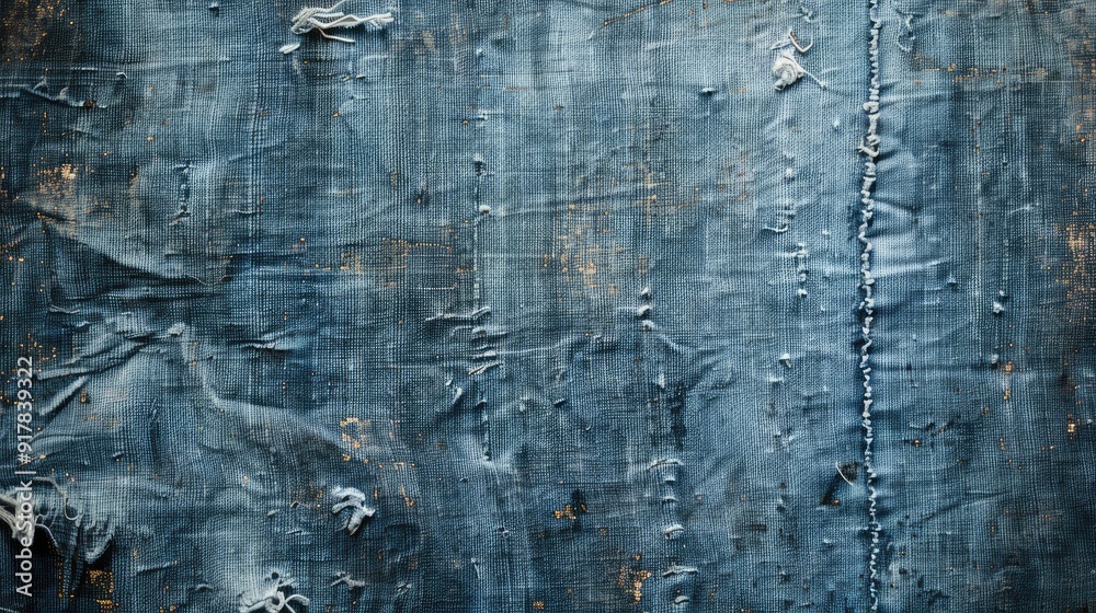 Obraz premium Grunge jeans background with abstract elements