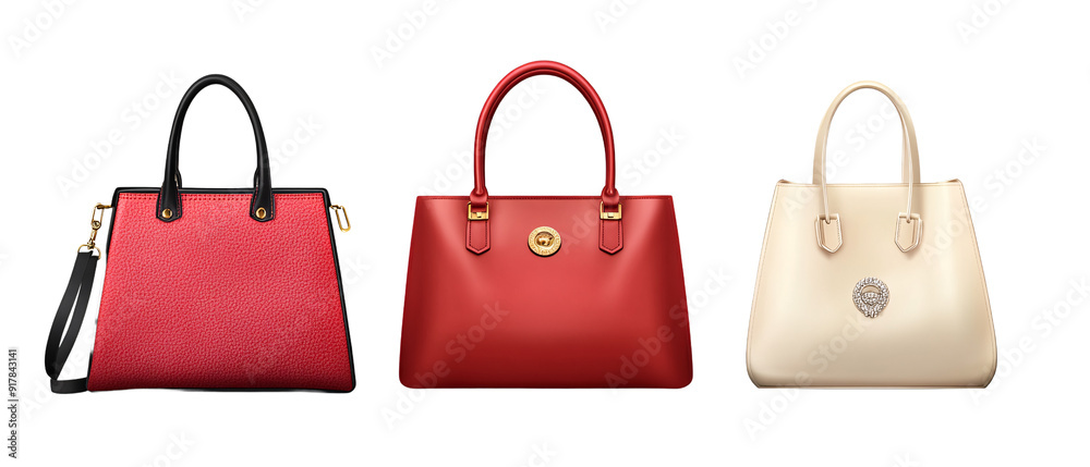 Red, White, and Black Designer Handbags for Women Red, White, and Black Designer Handbags for Women