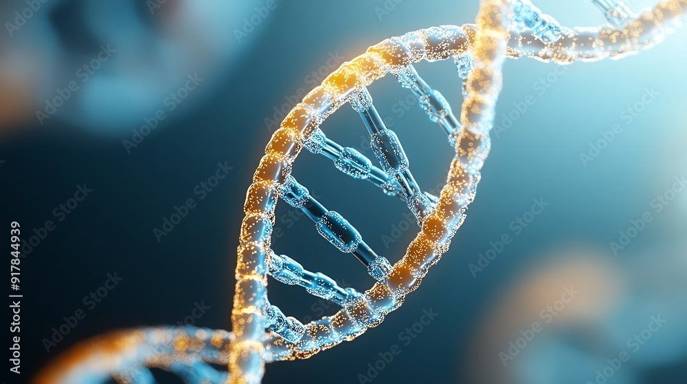 Abstract DNA helix made of light, symbolizing genetic engineering, genetics, healthcare innovation Abstract DNA helix made of light, symbolizing genetic engineering, genetics, healthcare innovation