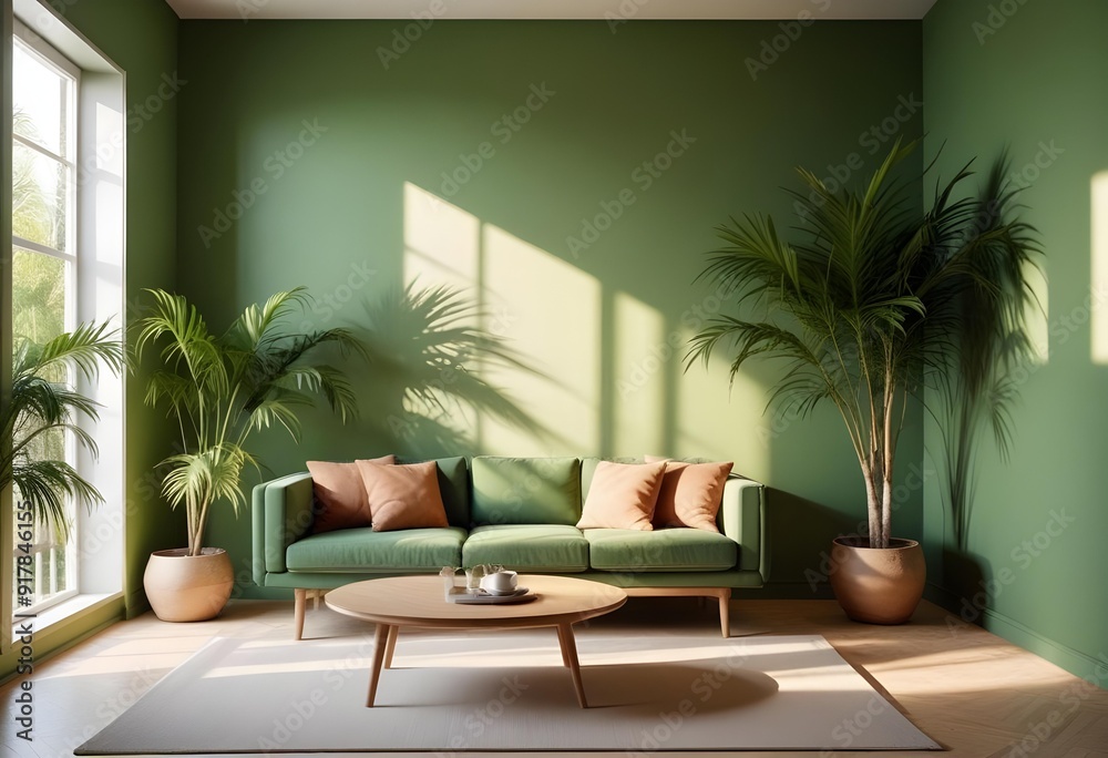A living room with a couch coffee table and a television A living room with a couch coffee table and a television