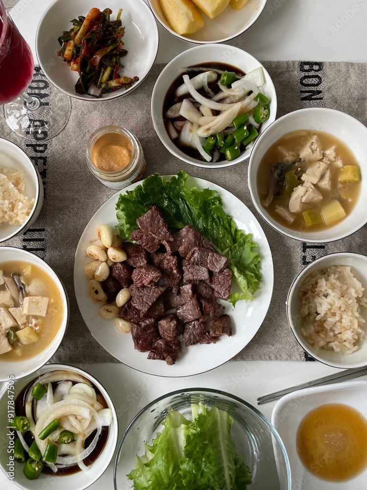 Korean Grilled Beef Set Korean Grilled Beef Set