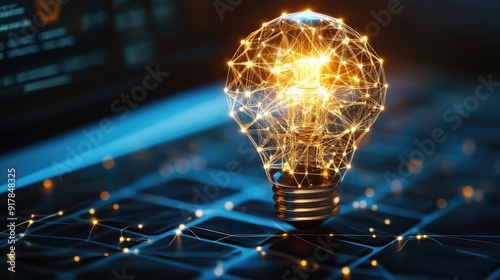 Concept of education and success. Online education, new idea