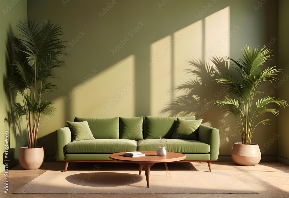 A living room with a couch coffee table and a television A living room with a couch coffee table and a television