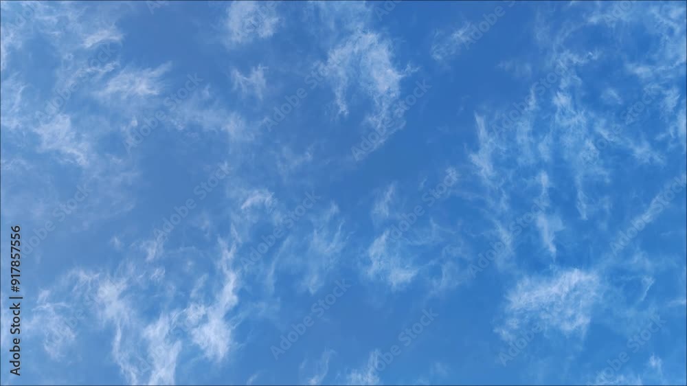 Strange abstract cirrus clouds moving in the morning Strange abstract cirrus clouds moving in the morning