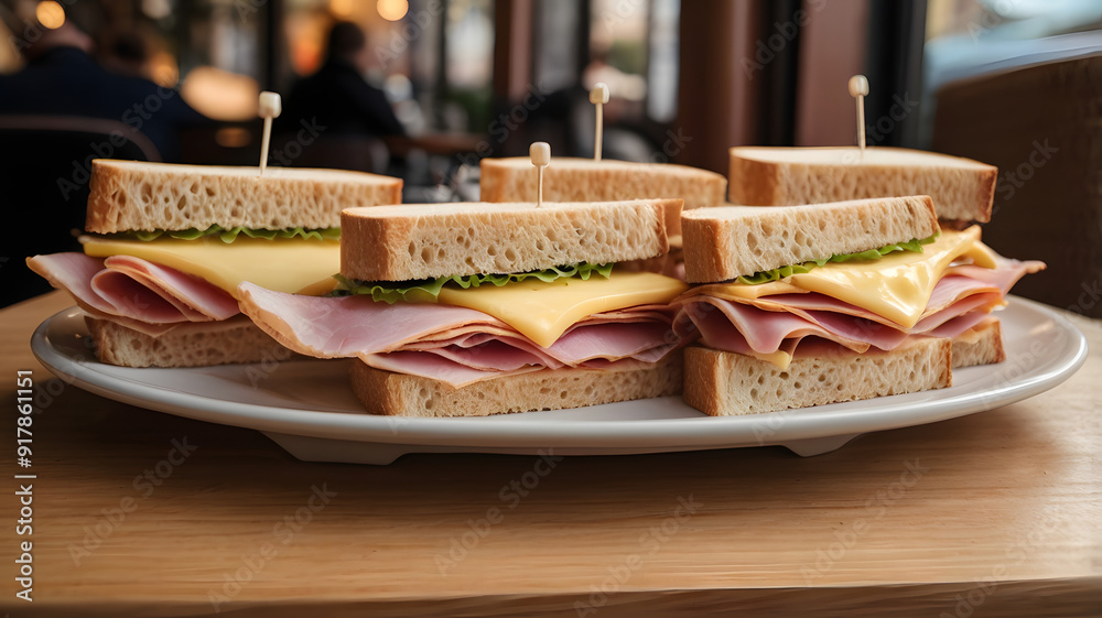 canape with cheese and ham canape with cheese and ham